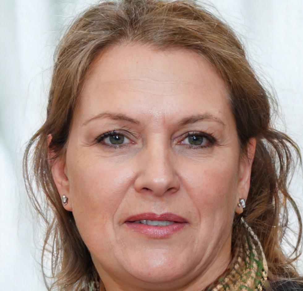 Participante satisfecha del programa de formación